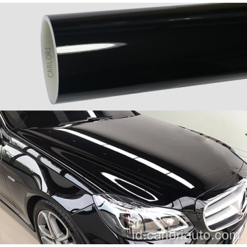 gloss black vinyl wrap untuk mobil